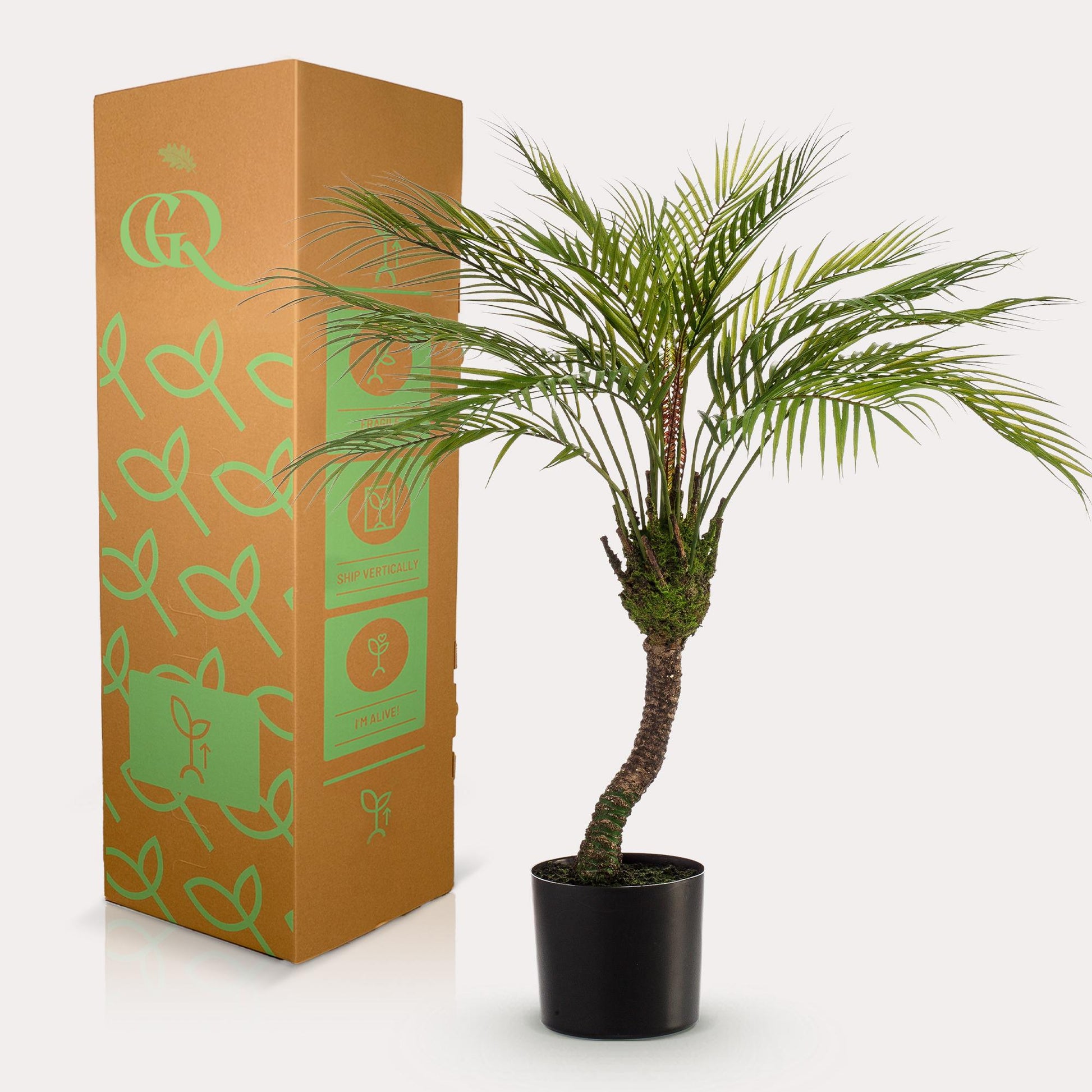 Kunstplant - Chamaedorea - Bergpalm - 85 cm - Forest Plants