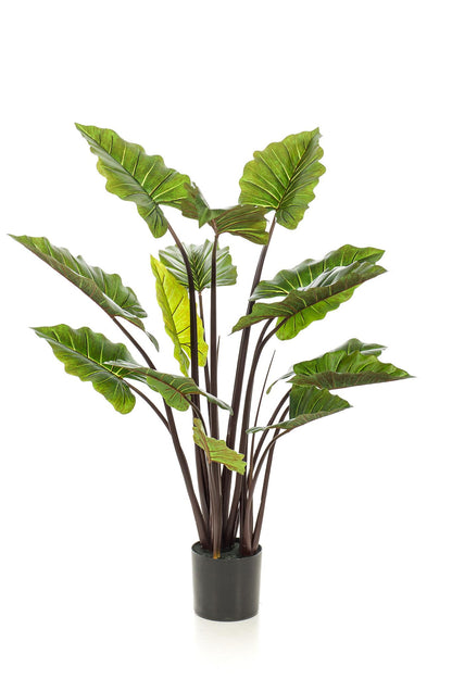Kunstplant - Colocasia Pink China - Olifantsoor - 130 cm - Forest Plants