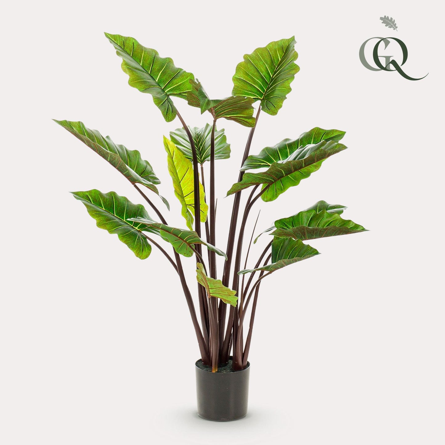 Kunstplant - Colocasia Pink China - Olifantsoor - 130 cm - Forest Plants
