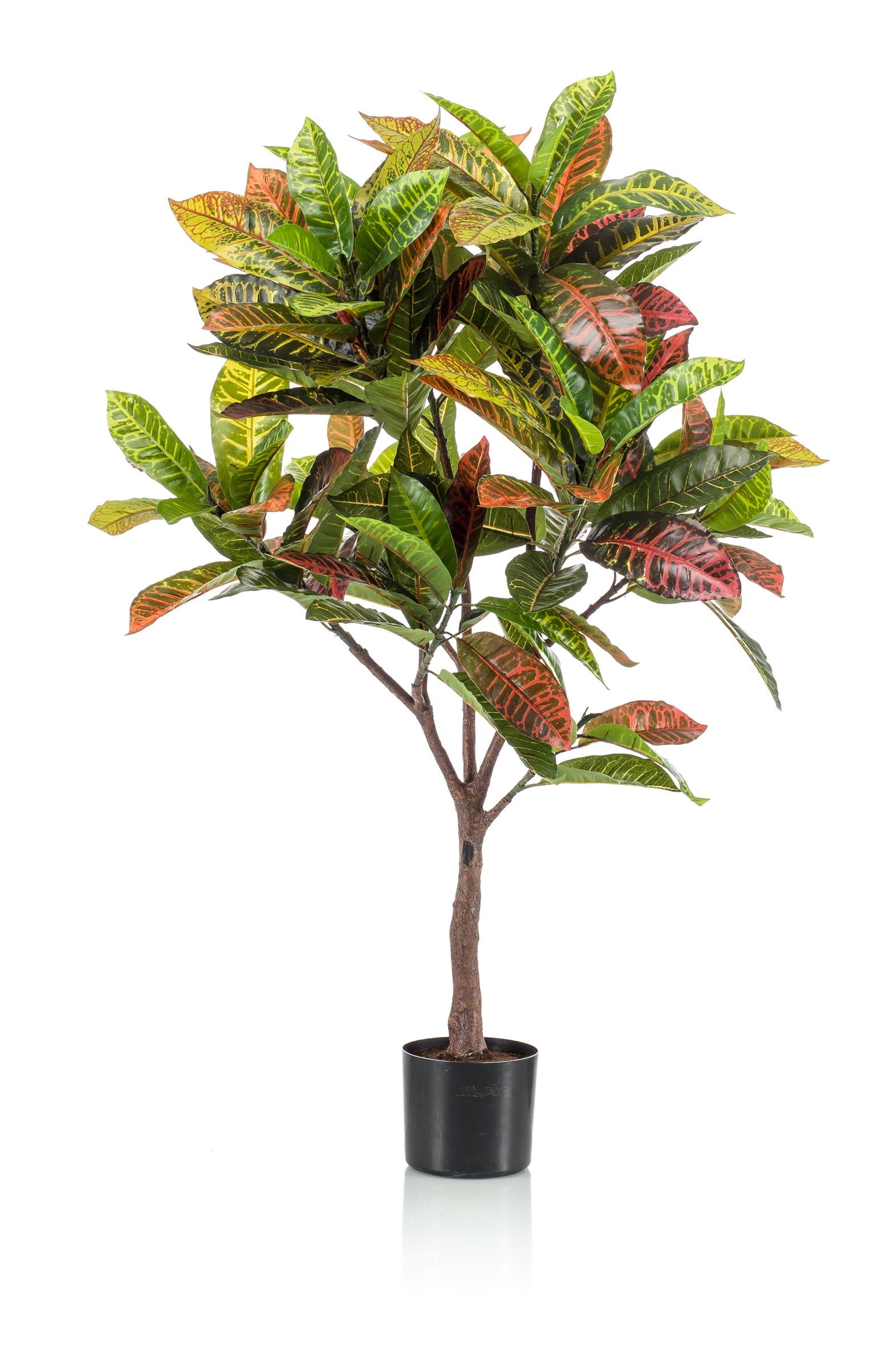 Kunstplant - Croton Codiaeum - Wonderstruik - 120 cm - Forest Plants