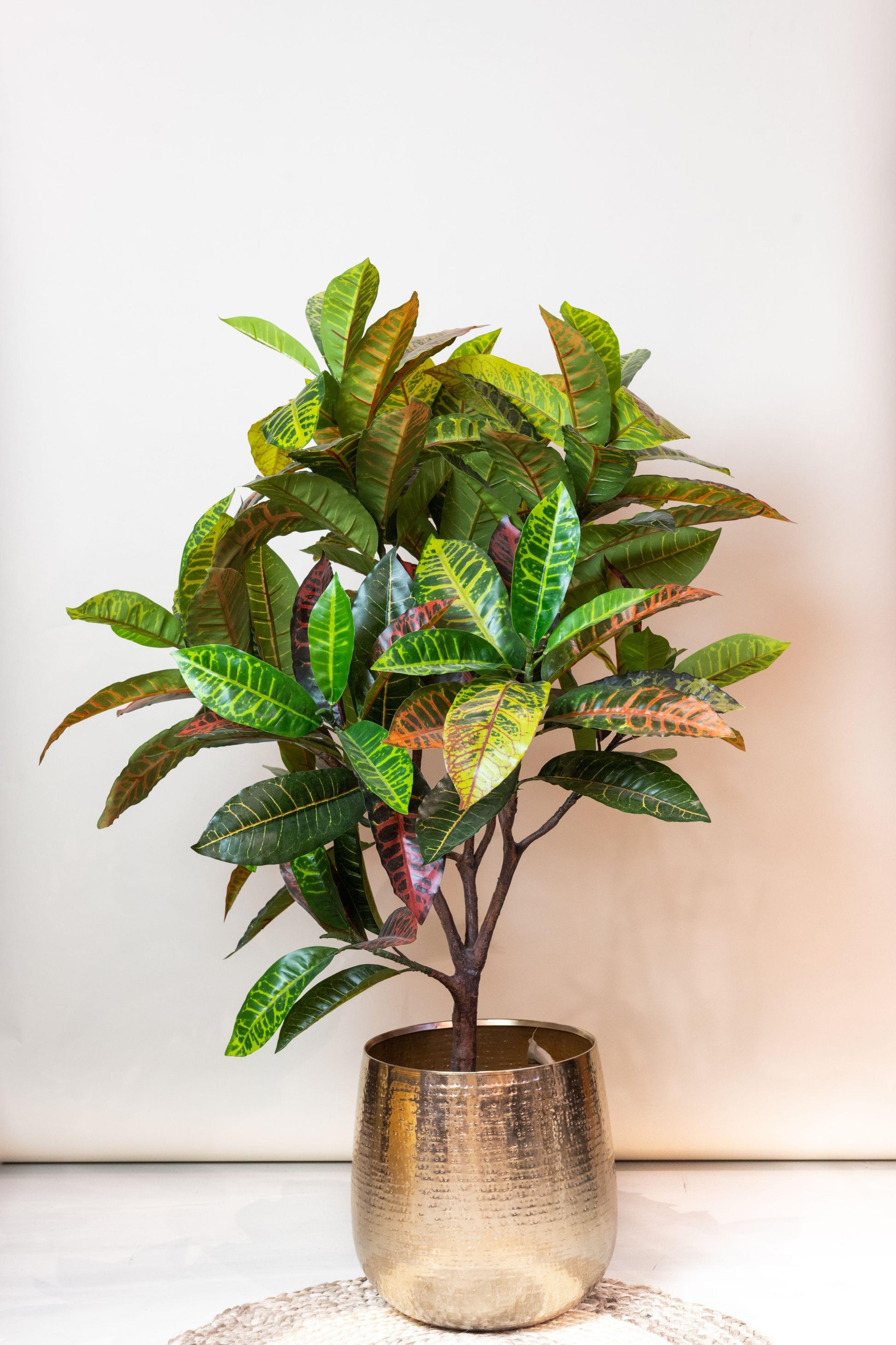 Kunstplant - Croton Codiaeum - Wonderstruik - 120 cm - Forest Plants