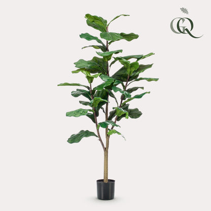 Kunstplant - Ficus Lyrata - Tabaksplant - 120 cm - Forest Plants