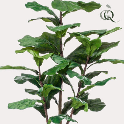 Kunstplant - Ficus Lyrata - Tabaksplant - 120 cm - Forest Plants