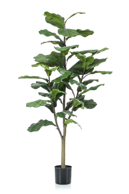 Kunstplant - Ficus Lyrata - Tabaksplant - 120 cm - Forest Plants