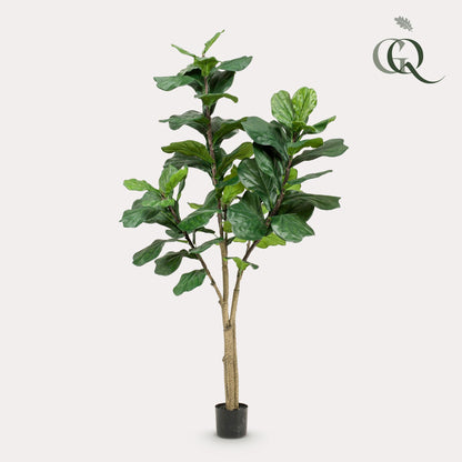 Kunstplant - Ficus Lyrata - Tabaksplant - 180 cm - Forest Plants