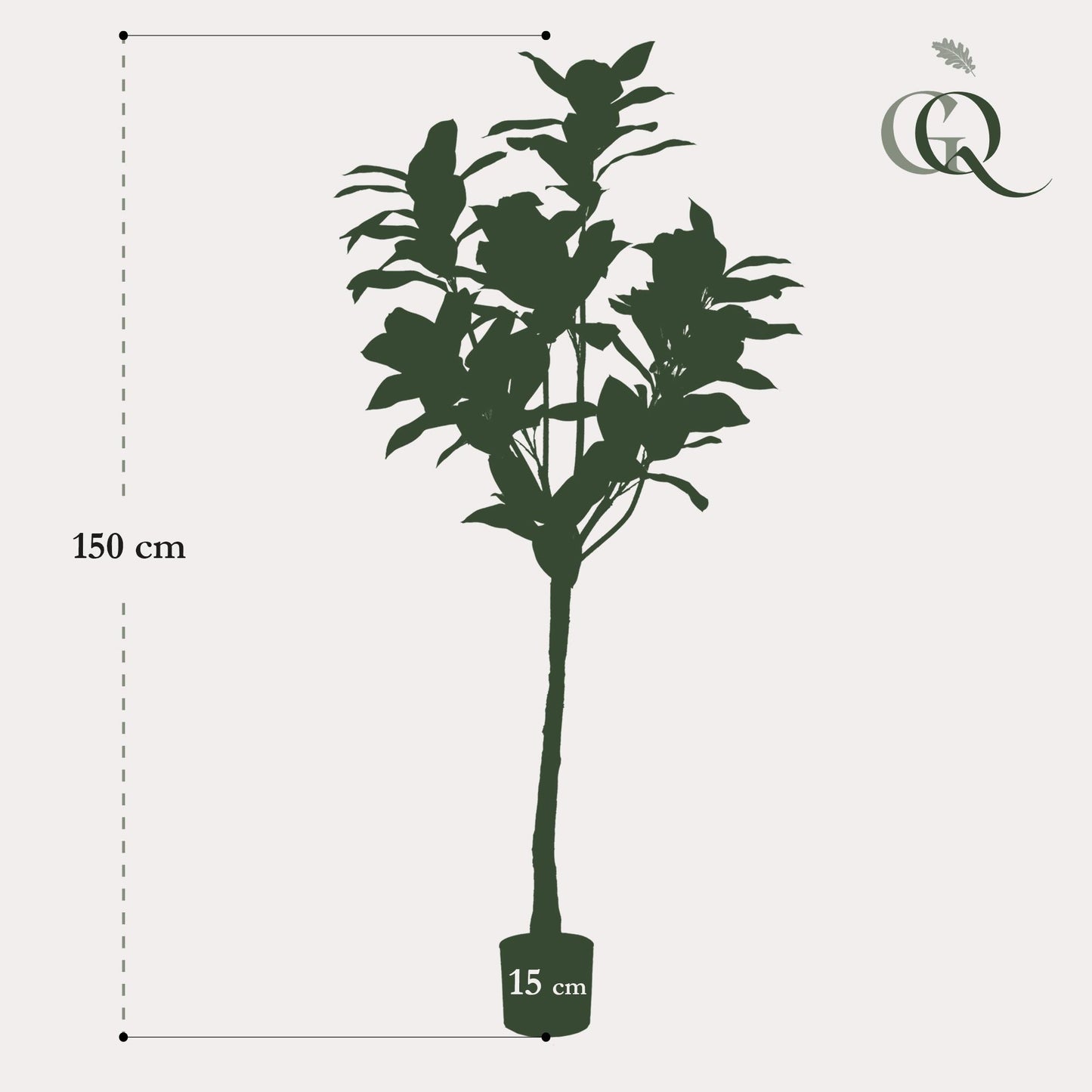 Kunstplant - Magnolia Grandiflora  - 150 cm - Forest Plants