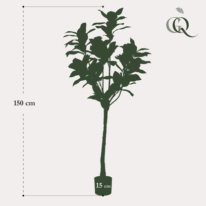 Kunstplant - Magnolia Grandiflora  - 150 cm - Forest Plants