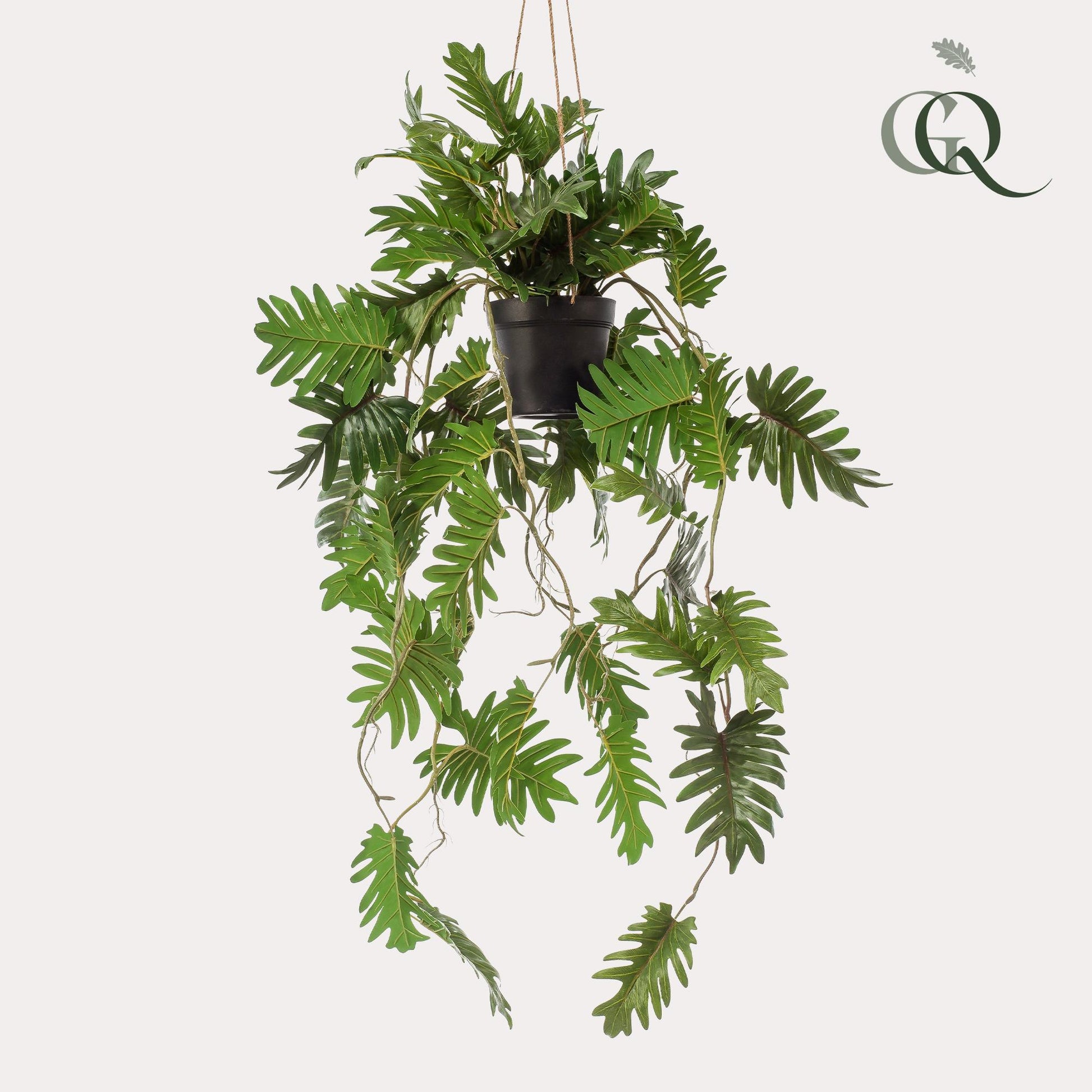 Kunstplant - Philodendron - Klimmende boomliefhebber - 80 cm - Forest Plants