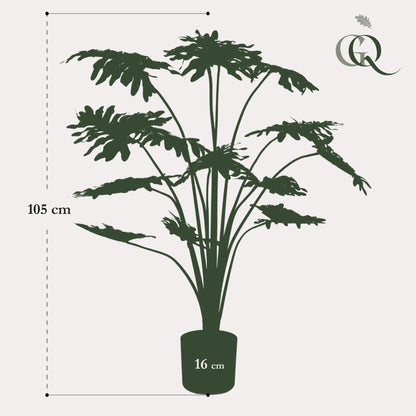 Kunstplant - Tropaeolum Speciosum - Oost Indische Kers - 210 cm - Forest Plants