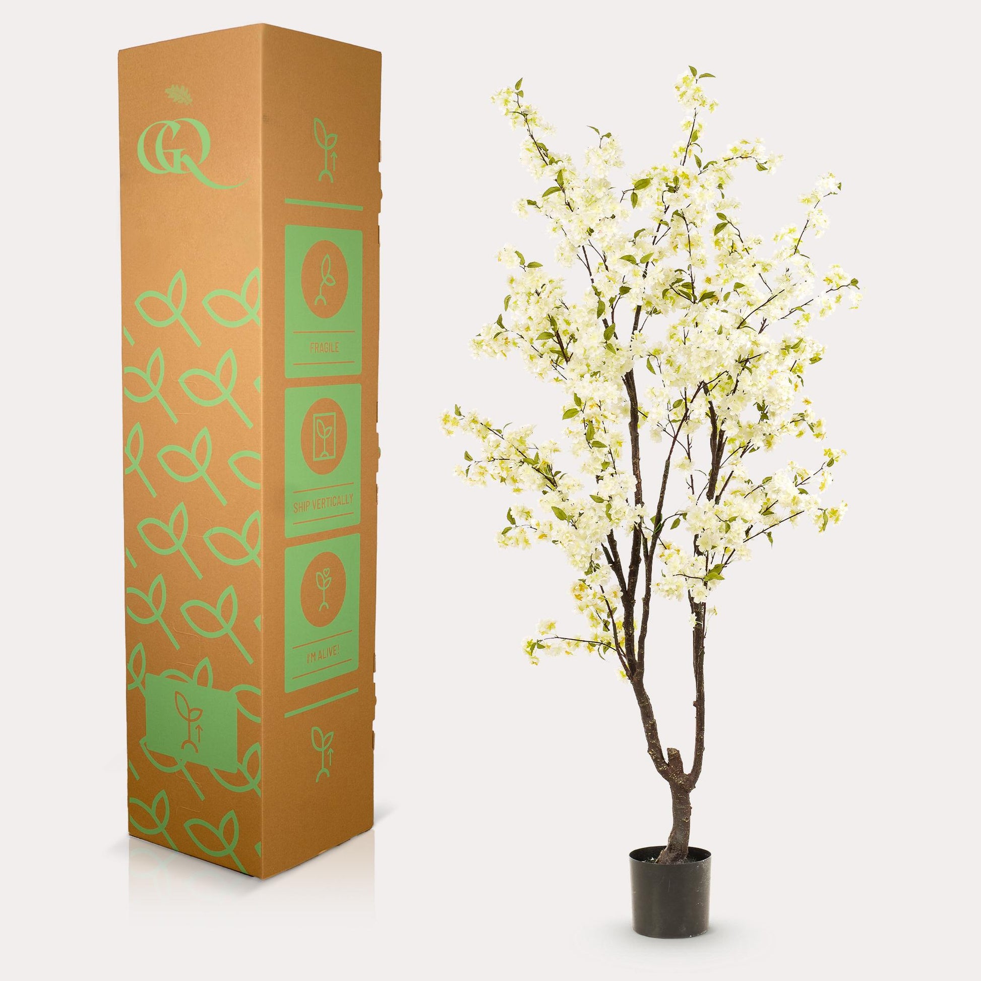 Kunstplant - Prunus - Kersenbloesem - 210cm - Forest Plants