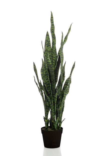 Kunstplant - Sanseveria black coral - Vrouwentong - 97 cm - Forest Plants