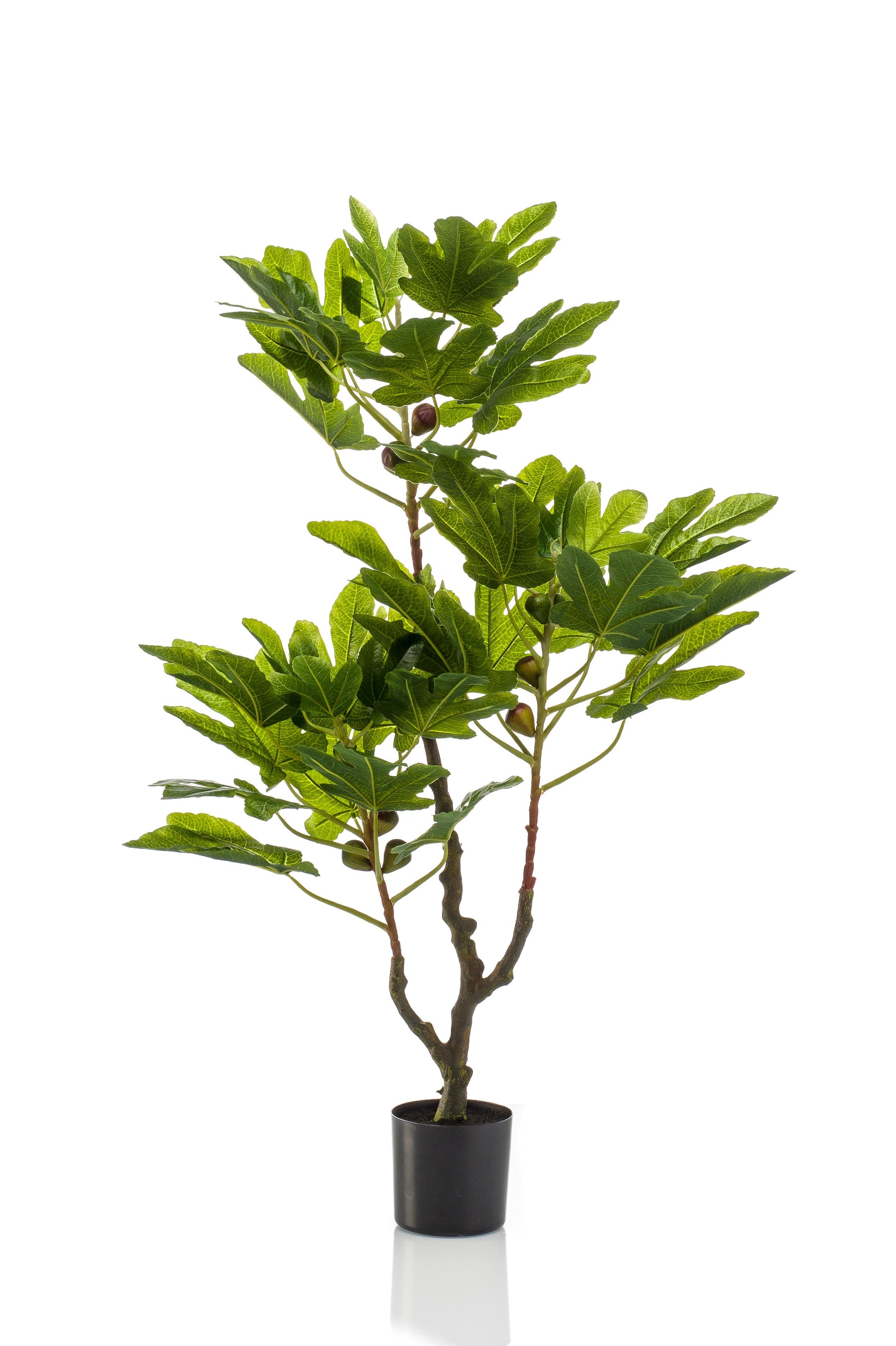 Kunstplant - Ficus Carica - Vijgenboom - 95 cm - Forest Plants