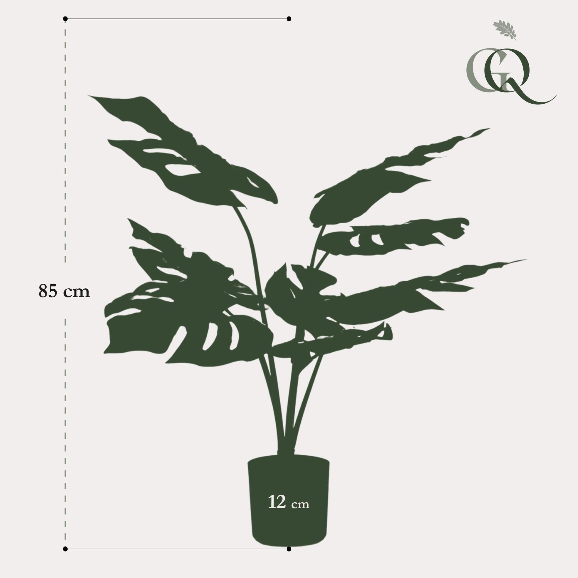 Kunstplant - Monstera Deliciosa - 65 cm - Forest Plants