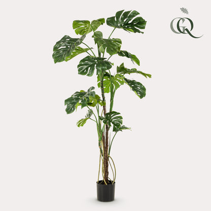 Kunstplant - Monstera  - Gatenplant - 180 cm - Forest Plants