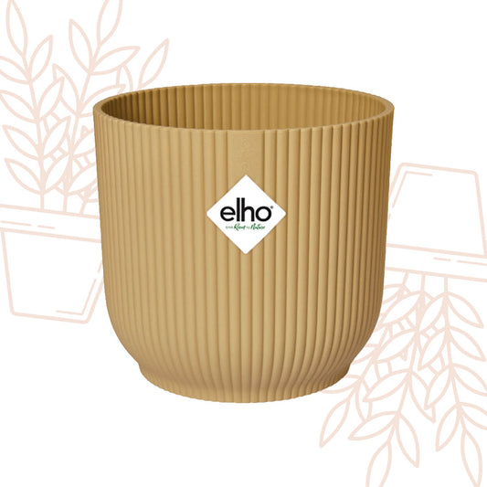 Pot elho Vibes Fold Round geel - D14 x H13