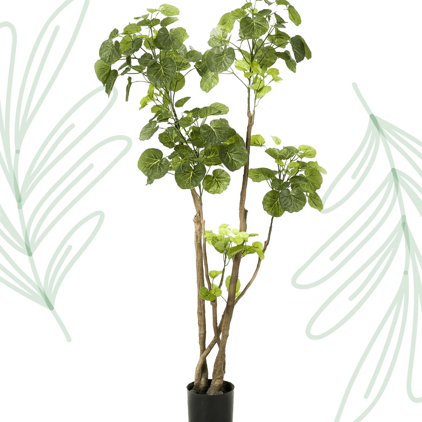 Kunstplant - Polyscias - Aralia - 135 cm - Forest Plants