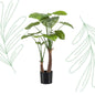 Kunstplant - Alocasia - Olifantsoor - 110 cm - Forest Plants