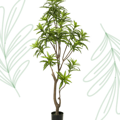 Kunstplant - Dracaena - Drakenboom - 155 cm - Forest Plants