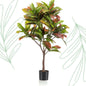 Kunstplant - Croton Codiaeum - Wonderstruik - 120 cm - Forest Plants