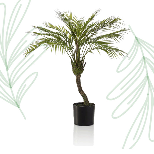 Kunstplant - Chamaedorea - Bergpalm - 85 cm - Forest Plants