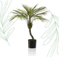 Kunstplant - Chamaedorea - Bergpalm - 85 cm - Forest Plants