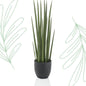 Kunstplant - Sanseveria Cylindrica - Vrouwentong - 70 cm - Forest Plants