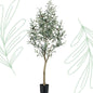 Kunst Olijfboom -  Olea europaea - Olijfboom - 140 cm - Forest Plants