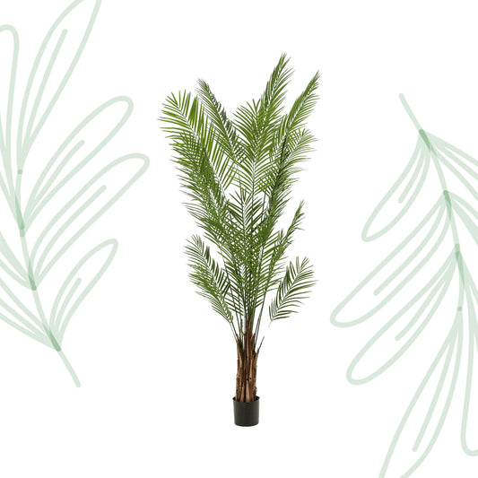 Kunstplant - Areca Lutescens - Goudpalm - 240 cm - Forest Plants