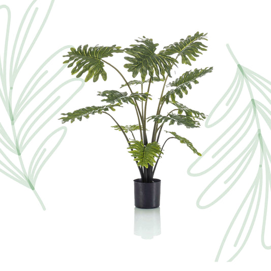 Kunstplant - Philodendron - 80 cm - Forest Plants