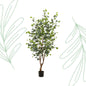 Kunstplant - Eucalyptus - Blauwe Gomboom  - 140 cm - Forest Plants