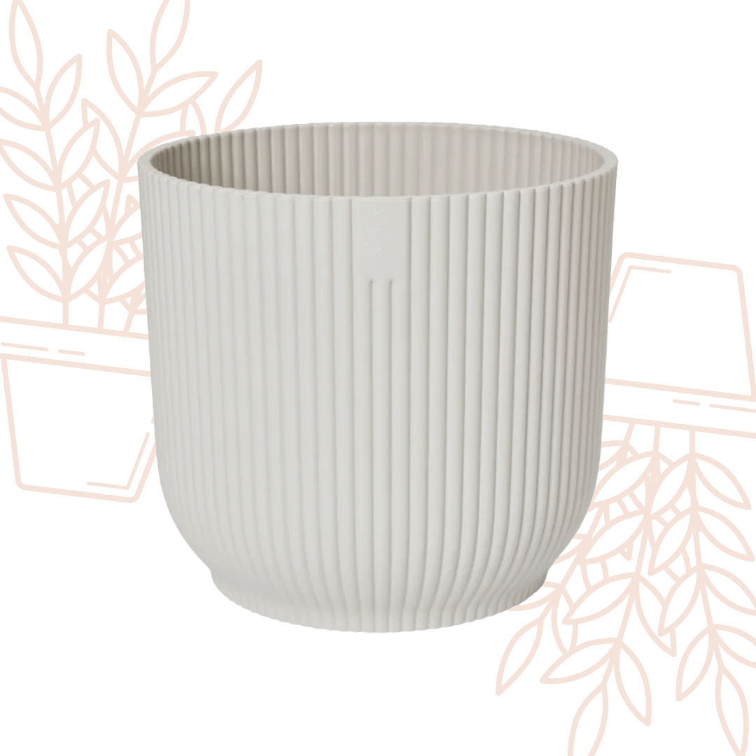 Pot elho Vibes Fold Round wit - D22 x H20