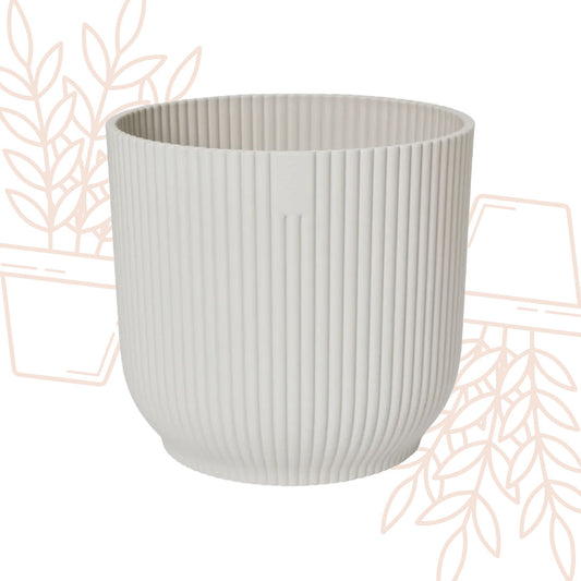 Pot elho Vibes Fold Round wit - D30 x H27
