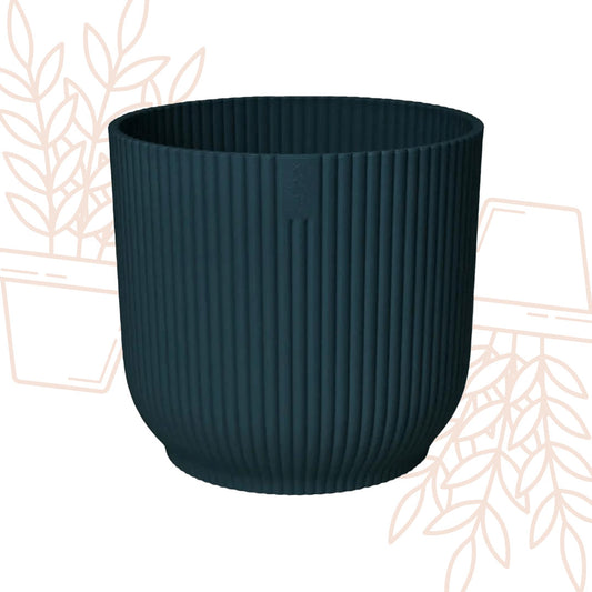 Pot elho Vibes Fold Round blauw - including wheels - D35 x H33