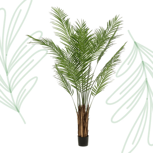 Kunstplant - Areca Lutescens - Goudpalm - 180 cm - Forest Plants