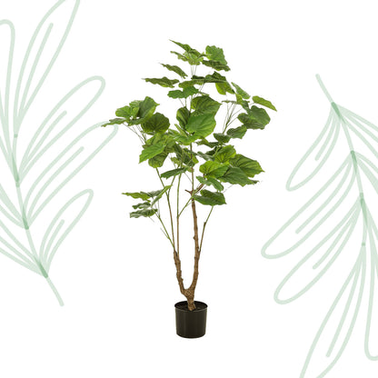 Kunstplant - Ficus umbellate - Afrikaanse vijg - 125 cm - Forest Plants