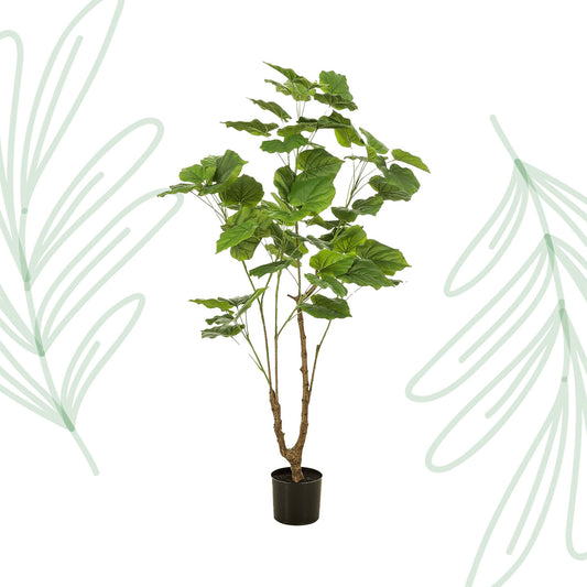 Kunstplant - Ficus umbellate - Afrikaanse vijg - 125 cm - Forest Plants