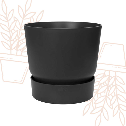 Pot elho Greenville Round zwart - D18 x H17