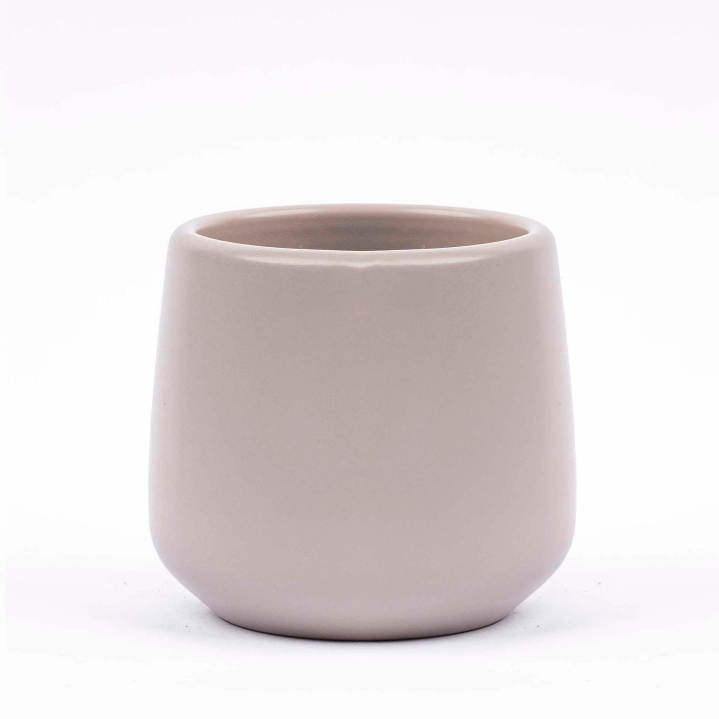 Mini-kerstboom set 3 - inclusief 3x pot Joey grijs + 20 LED-lichtjes