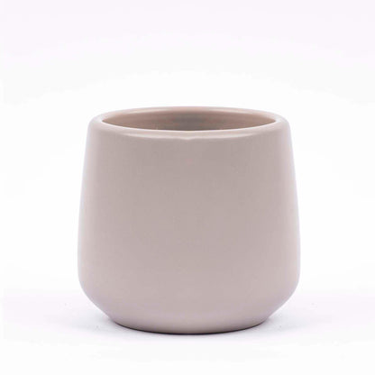 Mini-kerstboom set 3 - inclusief 3x pot Joey grijs + 20 LED-lichtjes