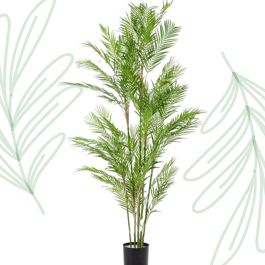Kunstplant - Chamaedorea Elegans - Bergpalm - 180 cm - Forest Plants
