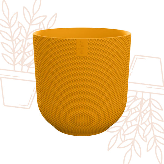 Pot elho Jazz Round amber yellow - D26 x H24