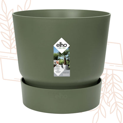 Pot elho Greenville Round groen - D14 x H13