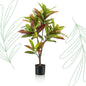 Kunstplant - Croton Codiaeum - Wonderstruik - 95 cm - Forest Plants