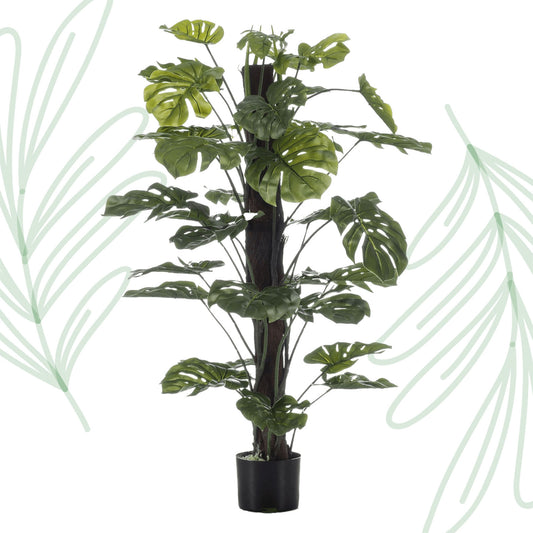 Monstera Deliciosa - kunstplant - 120 cm - Forest Plants