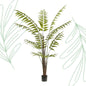 Kunstplant - Rumohra Adiantiformis - Ledervaren - 180 cm - Forest Plants