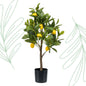 Kunstplant - Citrus Limonia - Citroenboom - 75 cm - Forest Plants