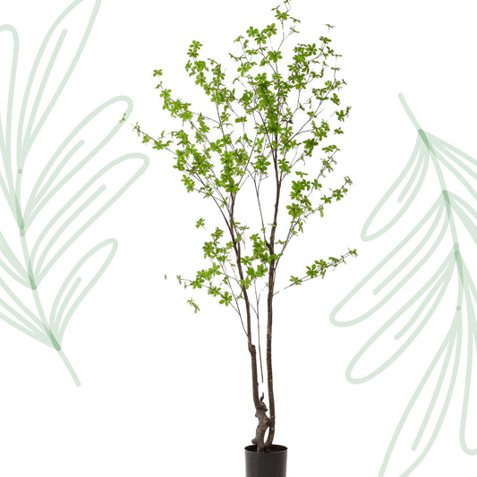 Kunstplant - Tropaeolum Speciosum - Oost Indische Kers - 210 cm - Forest Plants