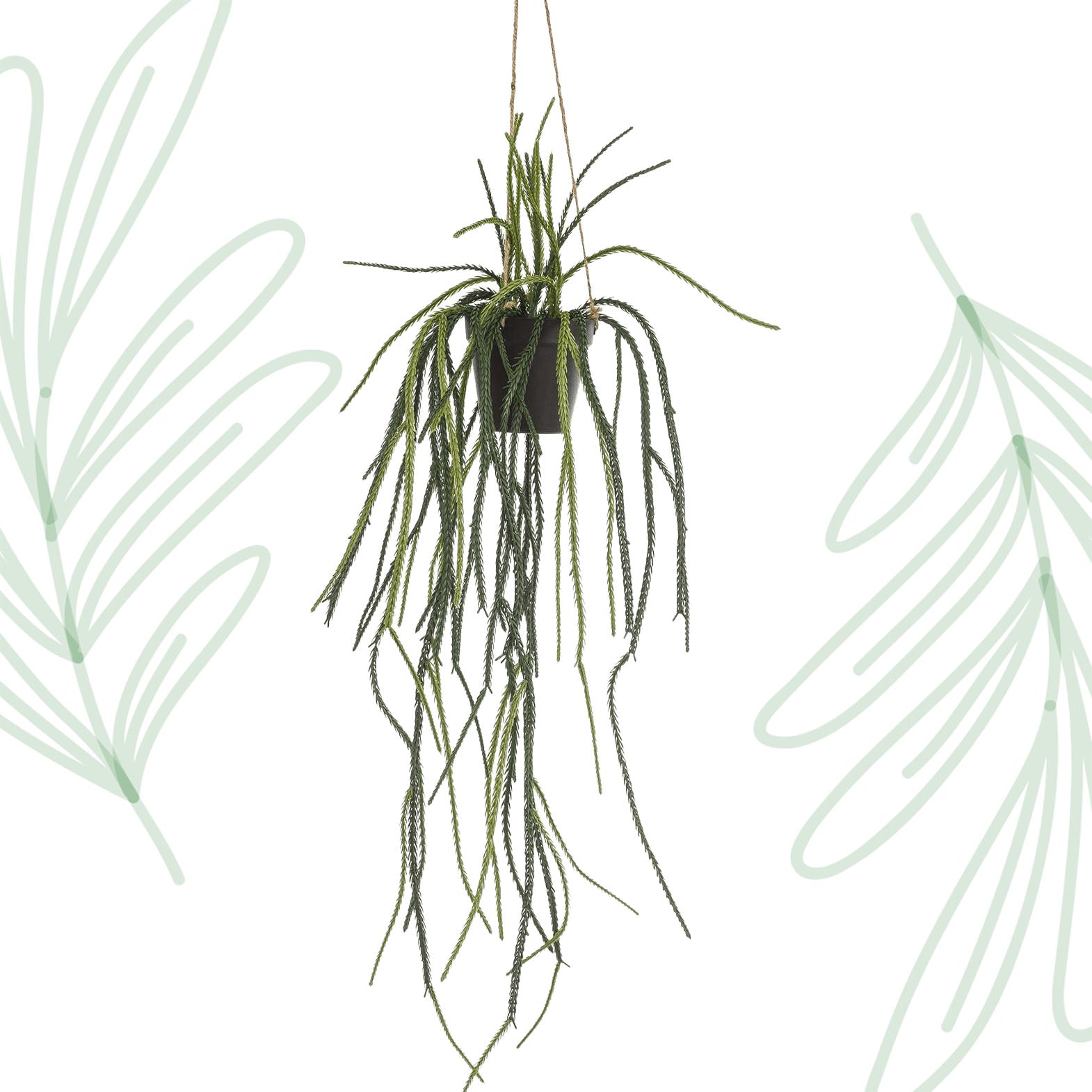 Kunstplant - Rhypsalis - Koraalcactus - 85 cm - Forest Plants