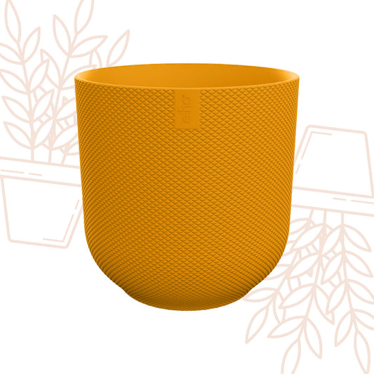 Pot elho Jazz Round amber yellow - D19 x H18