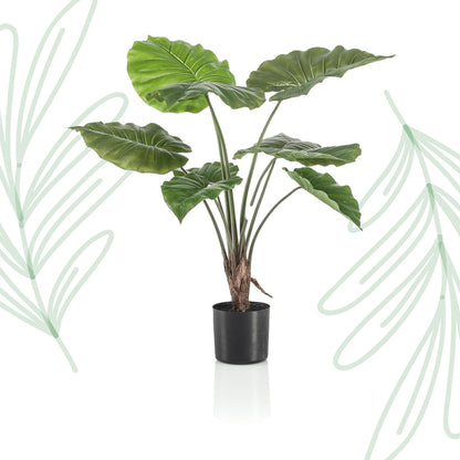 Kunstplant - Alocasia - Olifantsoor - 70 cm - Forest Plants